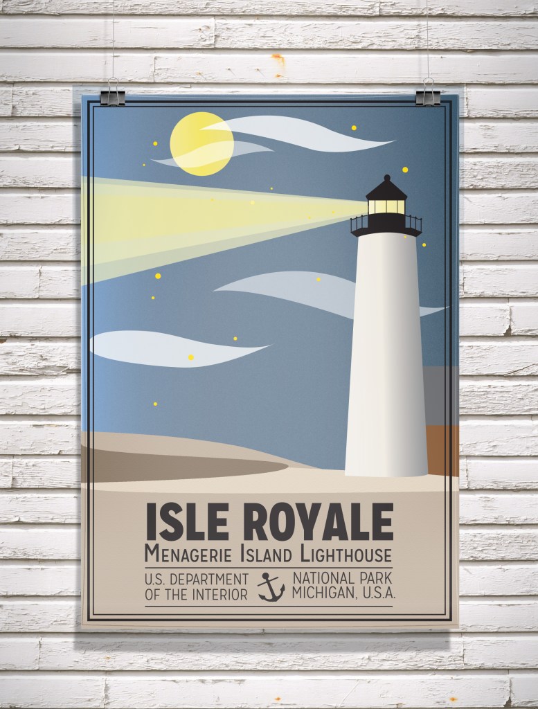 Isle Royale Travel Poster